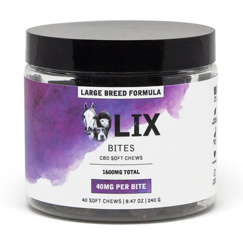 Lix Large Breed Bites 40mg per Soft Bite 40Ct - Poudre Pet and Feed Supply